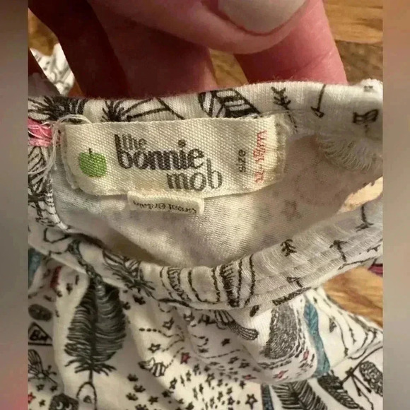 The Bonnie Mob Wilderness Frill Sleeve Romper-Pink - Picture 3 of 8